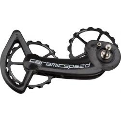 CeramicSpeed SRAM Mechanical 10/11-speed Oversized Pulley Wheel System: Alloy Pulley, Carbon Cage, Black