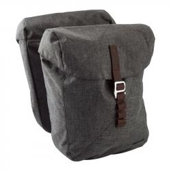 Racktime Heda Pannier Double Bag, Grey