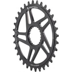 Wolf Tooth Direct Mount Chainring - 32t, Shimano Direct Mount, For Super Boost+ Cranks, Requires 12-Speed Hyperglide+ Chain, Black