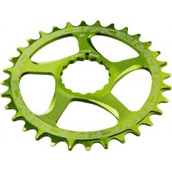 RaceFace Narrow Wide Chainring: Direct Mount CINCH 32t Green