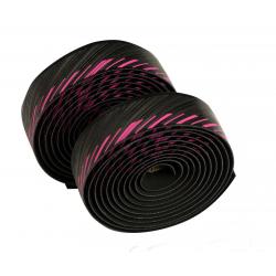 Silca Nastro Cuscino Bar Tape Black with Hot Pink