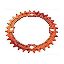 RaceFace Narrow Wide Chainring: 104mm BCD 36t Orange