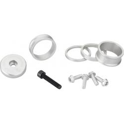 Wolf Tooth Components BlingKit: Headset Spacer Kit 3 510 15mm Silver