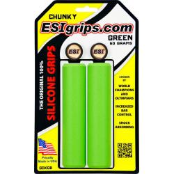 ESI 32mm Chunky Silicone Grips: Green