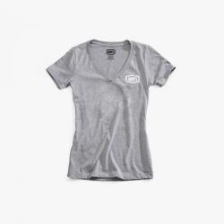 100% SAGA Women's Tee-shirt Heather Gray MD