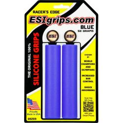 ESI 30mm Racer's Edge Silicone Grips: Blue