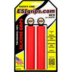 ESI 30mm Racer's Edge Silicone Grips: Red