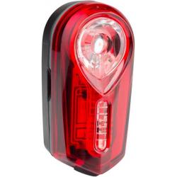 MSW Octogon Rear Taillight with Multiple Lighting Modes Black