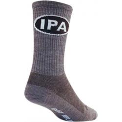 SockGuy IPA Wool Sock: Gray SM/MD