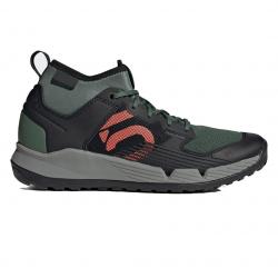 Five Ten Trailcross XT Flat Shoe - Women's Green Oxide/Core Black/Dove Grey 11
