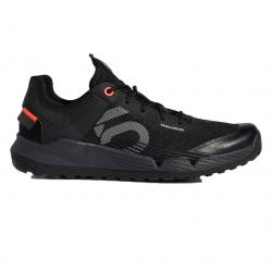 Five Ten Trailcross LT Men's Flat Shoe: Black/Gray Two/Solar Red 7.5