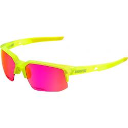 100% SpeedCoupe Sunglasses: Acidulous Frame with Purple Multilayer Mirror