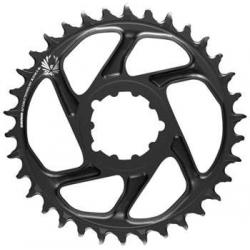 SRAM X-Sync 2 Eagle SL Direct Mount Chainring 34T Boost 3mm Offset, Black with Gray Logo