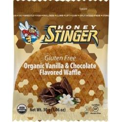 Honey Stinger Gluten Free Organic Waffle: Vanilla and Chocolate Box of 16