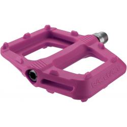 Race Face, Ride, Platform Pedals, Body: Nylon, Spindle: Cr-Mo, 9/16'', Pink, Pair