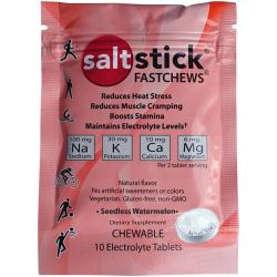 Saltstick Fastchews Chewable Electrolyte Tablets POP: Box of 12 Packets Seedless