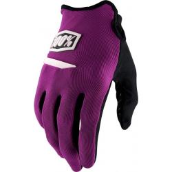 100% Ridecamp Men's Full Finger Glove: Purple XL