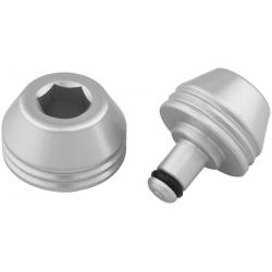 Wolf Tooth Axle Trainer Caps Silver