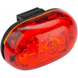 MSW Red Bat Rear Taillight Black