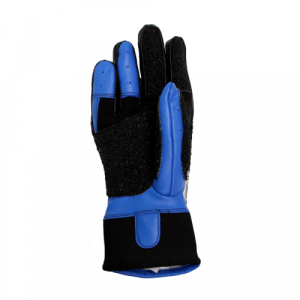 Creedmoor Top grip Leather Black/Blue Full Finger Glove