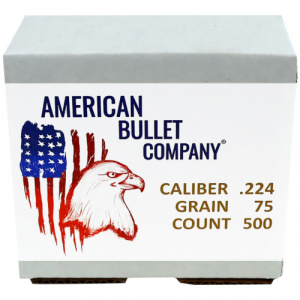 American Bullet Co. Match Bullets .224 75 Gr HPBT