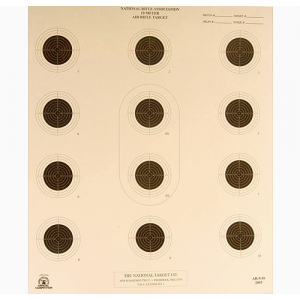 10 Meter Air Rifle Target