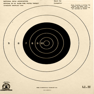 25yd Slow Fire Target