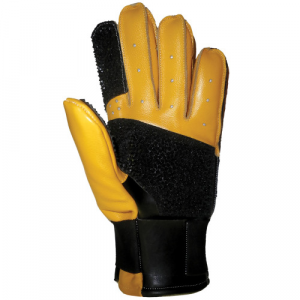 Creedmoor Sports Full Finger Leather Black And Yellow Glove
