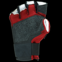Creedmoor Red Mesh Open Finger Shooting Glove