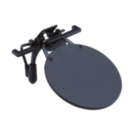 Gehmann Black Clip-On Eyeshield for Ordinary Glasses
