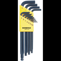 Bondhus Ball End Hex Key Wrench Set .50"-5/16"