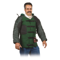 Hardback Cordura/Leather Shooting Coat