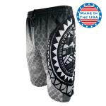 Polynesian Black & White Athletic Performance Shorts