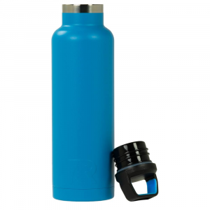 RTIC 20oz Water Bottle, Polar Cap, Matte, Stainless Steel & Vacuum Insulated