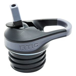 Flip Top Water Bottle Lid with 2 Straws
