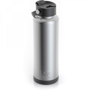 RTIC 40oz Bottle, Stainless, Matte, Stainless Steel & Vacuum Insulated