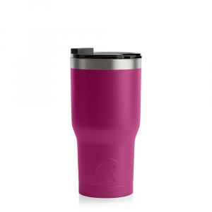 RTIC 20oz Tumbler, Very Berry, Matte, Stainless Steel & Vacuum Insulated, Flip-Top Lid, Case of 48