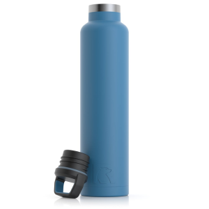 RTIC 26oz Water Bottle, Slate Blue, Matte, Stainless Steel & Vacuum Insulated, Case of 24