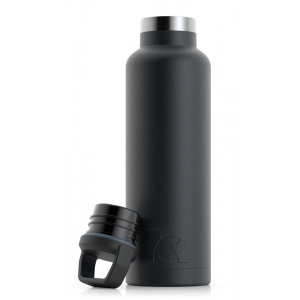 RTIC 20oz Water Bottle, Black, Matte, Stainless Steel & Vacuum Insulated, Case of 24