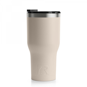RTIC 30oz Tumbler, Beach, Matte, Stainless Steel & Vacuum Insulated, Flip-Top Lid, Case of 30