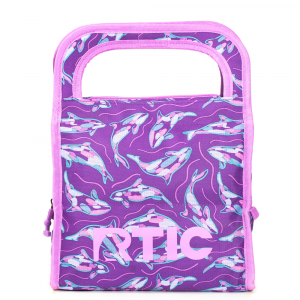 RTIC Ice Lunch Bag, Purple Orcas