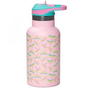 12oz Cub Bottle, Pink Dragonflies