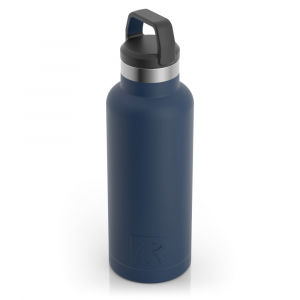 RTIC 16oz Water Bottle, Navy, Matte, Stainless Steel & Vacuum Insulated