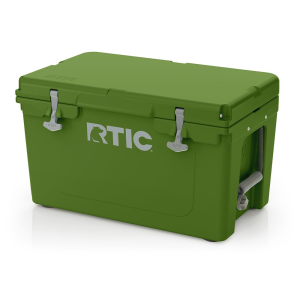 45 QT Ultra-Tough Cooler, Palm, Heavy Duty Rope Handles, T-Latch Closure