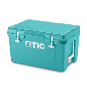 45 QT Ultra-Tough Cooler, Lagoon, Heavy Duty Rope Handles, T-Latch Closure