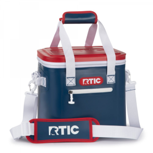 RTIC 12 Can Soft Pack Cooler, Patriot Leakproof & Puncture Proof