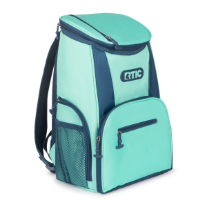 15 Can Lightweight Backpack Cooler, , Sea Glass, Adjustable Straps, Padded