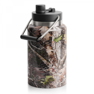 RTIC Half Gallon Jug, Kanati Camo, Matte, Stainless Steel & Vacuum Insulated, Flip-Top Lid, Case of 12