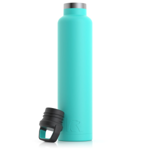 RTIC 26oz Water Bottle, Teal, Matte, Stainless Steel & Vacuum Insulated, Case of 24