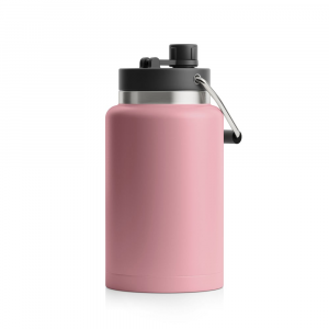 RTIC Half Gallon Jug, Dusty Rose, Matte, Stainless Steel & Vacuum Insulated, Flip-Top Lid, Case of 12